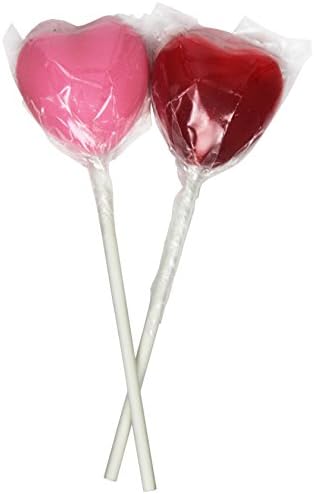 My Idol Pops Lollipop, Heart , 1 Ounce (Pack of 24)