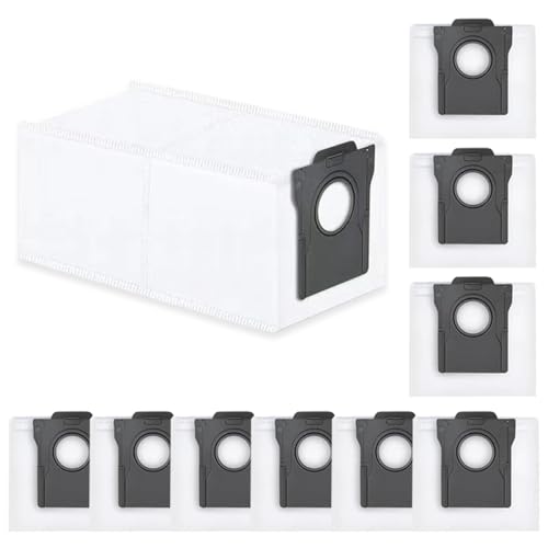 SpeHiate 10 Replacement Dust Bags for Dreame L10s Pro Ultra Heat/ L10s Ultra Gen 2/ X40 Ultra/ L40 Ultra/ X30 Ultra/ X50 Ultra Complete/Mova E30 Ultra Robot Vacuum Cleaner