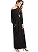 Verdusa Women's Casual Long Sleeve Oversized Loose Pocket Plus Size Maxi Dress