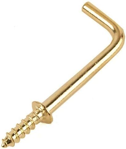 Amazon Com Small Brass Finished 1 1 2 Cup Hook Hanger 100