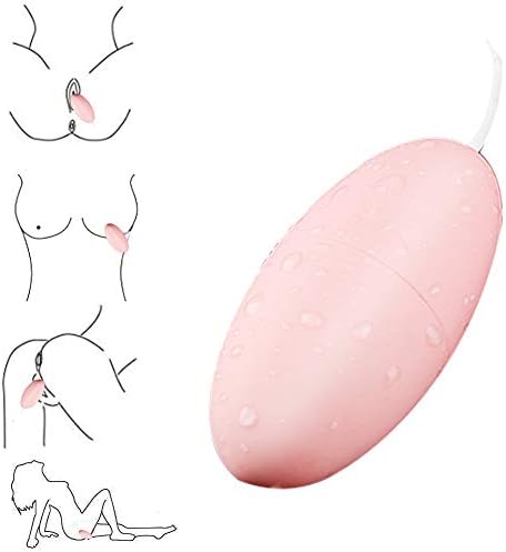 Dwoon 12 Frequency Vibration Waterproof Charging Jumping Egg Vibrantor for Women Quiet -Pink