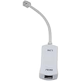 InstallerParts DSL Filter -- Male to female DSL Filter -- Eliminates interference from DSL Modem