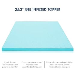 Nelaukoko Memory Foam Mattress Topper Twin 3