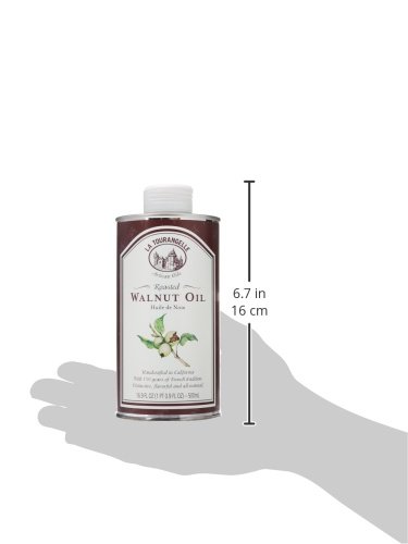 LA TOURANGELLE, ROASTED WALNUT OIL, 16.9 OUNCE (PACKAGING MAY VARY)
