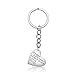 Teacher Appreciation Gifts for Women, 4PCS Heart Pendant Keychain Jewelry Set, Thank You Gift Graduation Gift for Teachers