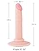 Slim Beginner Dildo with Storage Bag,SINLOLI Small Dildo with Suction Cup