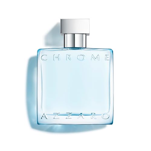 Azzaro Chrome Eau de Toilette, frischer und aquatischer Herrenduft, zitrisch-marines Parfüm mit umhüllender Leichtigkeit, erfrischender Duft für Männe