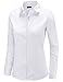 Dioufond Womens Oxford Long Sleeve Button Down Shirts Casual Office Work Wear