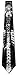 Three Rooker Skeleton Ties Mens X-Ray Skull Spine Neck Tie