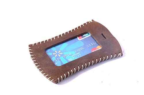 Handmade High Quality Genuine Leather Luggage Bag Tags for Men Women - Thumbnail 5