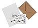 120 Pack Wedding Thank You from the New Mr and Mrs Cards Bulk with Kraft Brown Envelopes for Weddings, Showers, 4x6 in