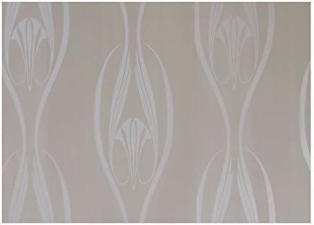 Tempaper Designs ET 028 Etta Self-Adhesive Temporary Wallpaper, Pearl by Tempaper Designs