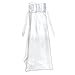 Akak Store 1 Pcs Portable Collapsible Clear Transparent PVC Ice Bag Champagne Wine Pouch Cooler Bag with Handle