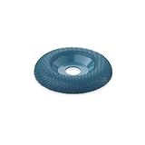 Kutzall Extreme Shaping Dish - Medium, 4-1/2" (114.3mm) Dia. X 7/8" (22.2mm) Bore - Woodworking Angle Grinder Attachment for DeWalt, Bosch, Milwaukee, Makita. Abrasive Tungsten Carbide, DW412X70
