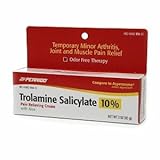 Perrigo Trolamine Salicylate 10% Pain Relieving Cream with Aloe, 3 oz