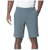Gerry Men's Stretch Cargo Flat Front Woven Hiking Shorts (Shade Blue, 32)