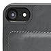 Distil Union Wally Wallet Case for iPhone 7 / iPhone 8 - Genuine Leather Protective Case (Slate)