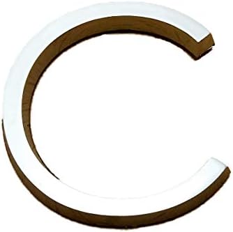 Self Adhesive Chrome Letters Silver Car Door Name 3D HAG Height 5CM (C)