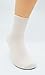 Women 100% cotton Socks Crew Athletic Cotton Socks F17 (Milk white)