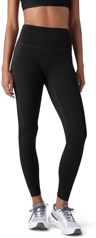 Alo Yoga Women's High Waist Fitness Legging, Bright Aqua Black, XX
