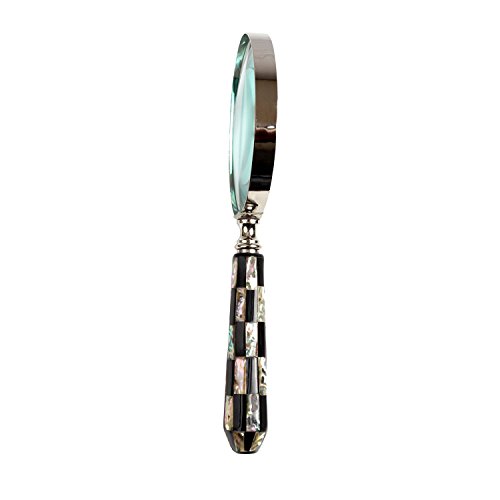 storeindya Thanksgiving gifts Ideas Vintage Magnifying Glass - Handheld Magnifier for Reading Inspection Crossword Puzzles Maps - Thumbnail 2