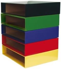 Caja Archivador De Palanca Carton Din A4 Rojo: Amazon.es: Oficina y papelería