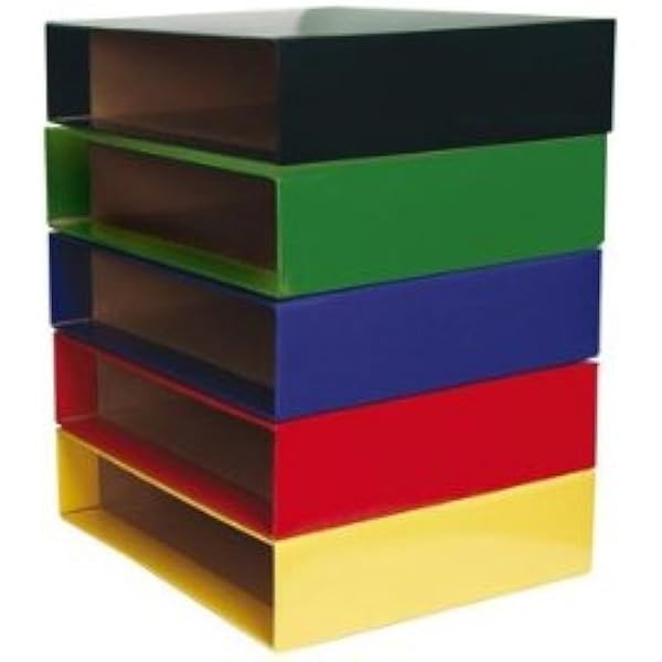 Caja Archivador De Palanca Carton Din A4 Rojo: Amazon.es: Oficina y papelería
