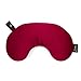 Bucky Minnie, Travel Neck Pillow, All Natural Millet Hull Filling, Removable Cover, Adjustable Filling - Crimson Red