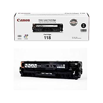 Amazon.com: Canon Genuine Toner, Cartridge 118 Black (2662B001), 1 Pack