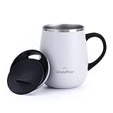 GRANDTIES Insulated Coffee Mug with Handle