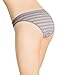 Nabtos Women's Panties Sexy Cotton Bikini Underwear Stripes Pack of 3 (Medium, Purple Stripes)