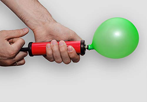 Ball Pump for Exercise Ball - Needle Kit Inflates Any Gym Yoga Ball Pump - Small Beach Ball Pump Kit - Ballon Pump 8 inch - Rubber Medicine Ball Pump Adaptor - Air Pump Hose Extension Schrader Tire - Thumbnail 2