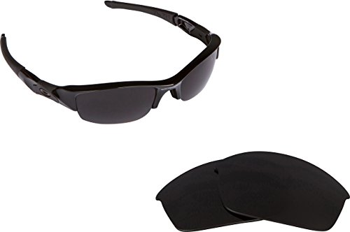 New SEEK OPTICS Replacement Lenses Oakley FLAK JACKET Asian Fit - Polarized Black