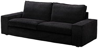 Amazon.com: IKEA KIVIK 3 asiento sofá Slipcover pana Funda ...