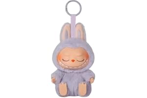 YGBrand Labubu Keychain,Cute Plush Keychain,Monster home decoration Collection keychains,Doll Hanging Backpack Hanging Pendant Gifts
