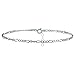 Sterling Silver Figaro Chain Anklet
