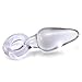 Amyove Transparent Glass Bullet Shape Butt Anal Plug with Pull Ring Adult Sex Toy Couple Sex Game Masturbation Tool, Glass Butt Plug with Anal Pull Ringthumb 4