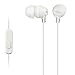 Sony MDREX15AP Fashion Color EX Series Earbud Headset with Mic (White)