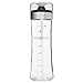 Salad Dressing Mixer Shaker By Kitchen De Lujo - Elegant, Tall Glass Body Bottle With Oz Measurements - BPA Free Container - 20oz Capacity - Easy To Refill & Use - Ideal Healthy Eating Accessory