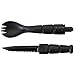 Ka-Bar Tactical Military Sporks - Spoon Fork Knife Combo Set - Camping Hiking Hunting Backpacking Outdoor Survival Multi tool Utensil Accessory - 2 Pack