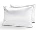 Restorology Genius Pillow (2-Pack) - Hotel Quality Plush Cooling Gel Fiber Filled Pillow with Sateen Gusset - Hypoallergenic - King