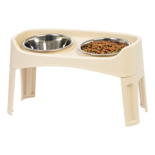 IRIS USA Elevated Dog Bowls Dog Food Bowls Elevated for Large Dogs