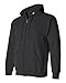 Gildan mens Heavy Blend 8 oz. 50/50 Full-Zip Hood(G186)-BLACK-3XL