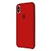 Soft Liquid Silicone iPhone X Cover Case Inner Soft Microfiber Cloth Lining Cushion for Apple iPhone X/10 5.8inch (Red)