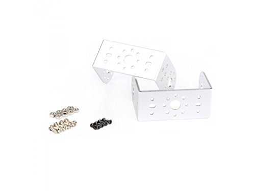 Cloud Sensor Aluminum Short U Servo Bracket Kit Silver