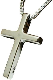 Amazon 小さいけど かっこいい クロスネックレス シルバー925製 メンズ 十字架 シルバーネックレス 40 ネックレス 通販