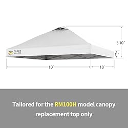 CROWN SHADES 10x10 Canopy Replacement Top - Only