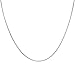 Sterling Silver Chain Necklace for Women Snake 1mm Tarnish Resistant Responsibly Sourced - Non-Migrating Clasp Design - Sterling Silver Chain Necklace - Italian Made in Italy - Quality Durable Sturdy 1mm Chain for Women - Quality Gift Box - 925 Sterling Silver Chain Necklace (24 Inches)