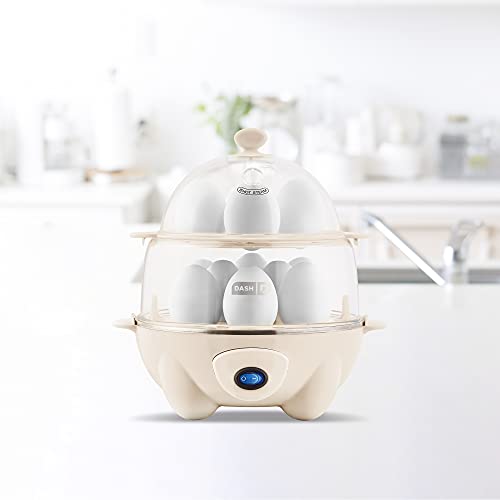 DASH DEC012CM Deluxe Rapid Egg Cooker Electric, 12 Capacity for Hard