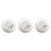 First Alert BRK 9120B-3 Hardwired Smoke Alarm with Backup Battery, 3 Pack, White